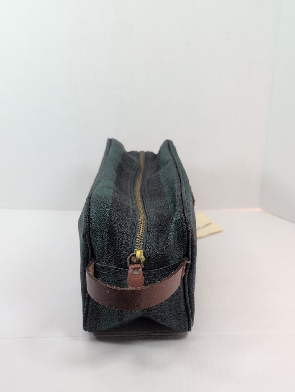 Vintage Polo Ralph Lauren Black Watch Tartan Drop Kit Toiletry Bag NWT Deadstock - Picture 2 of 12